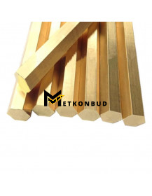 Пруток шестигранний / шестигранник латунний Л63 19 мм